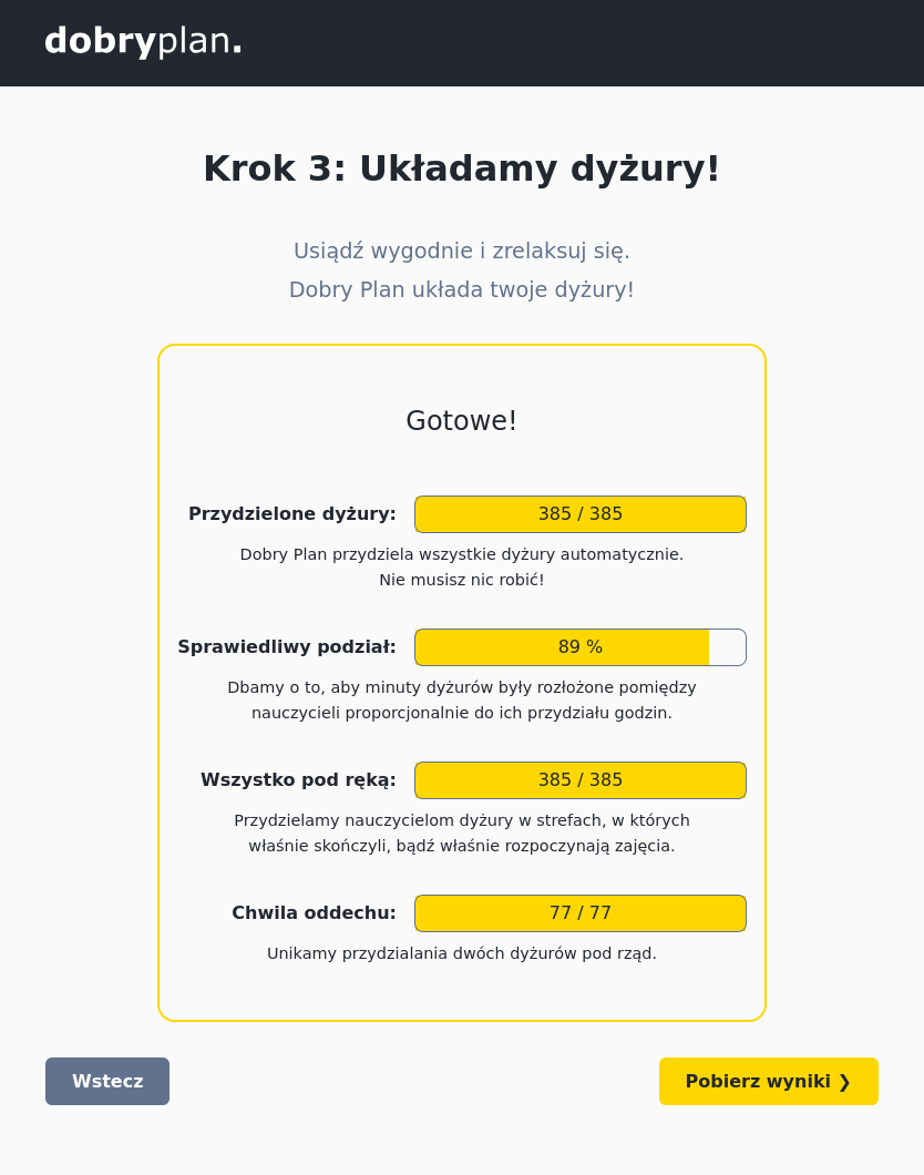 Dobry Plan - tutorial